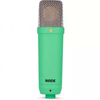 NT1 Signature + cavo XLR + braccio da studio da tavolo, microfono verde chiaro, bundle