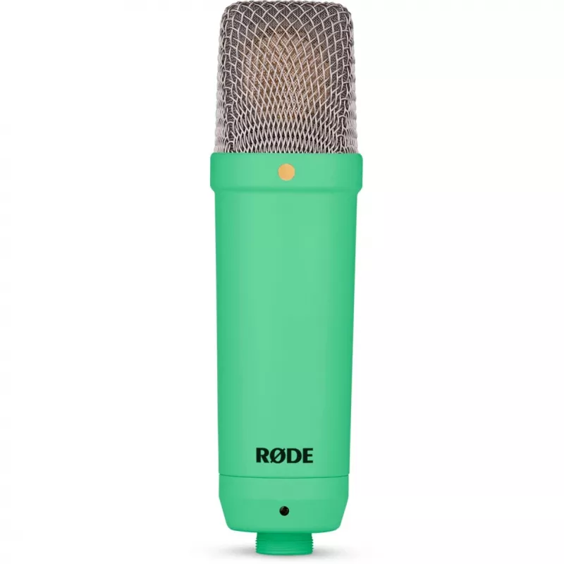 NT1 Signature + cavo XLR + braccio da studio da tavolo, microfono verde chiaro, bundle