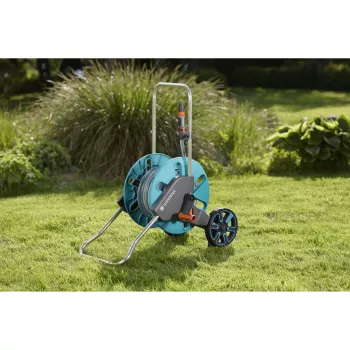 Avvolgitubo con carrello Gardena AquaRoll M