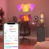 Pannelli LED triangolari Nanoleaf NL47-0002TW-9PK — set con 9 pannelli da parete RGB, alimentazione a rete, bianco