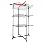 Stendibiancheria da parete VILEDA Mixer 3 Ultimate — acciaio, 30 m di stenditura, pieghevole, ruote, 131×93×71 cm