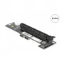 Convertitore 2 x SFF-8654 su PCIe x16 biforcazione DeLOCK 64148