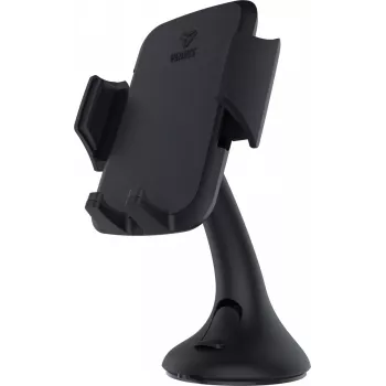 Supporto auto YENKEE YSM 415BK supporto regolabile per smartphone, morsetto universale, compatibile cruscotto/parabrezza