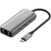 Satechi Docking Station 4-in-1 ST-H3C25EM USB-C 3.2 Gen2 Grigio (ST-H3C25EM)