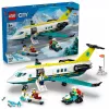 LEGO City Aereo di soccorso 60465 – piccolo set da costruzione aereo di soccorso, 403 pezzi, 4 minifigure, età 6+