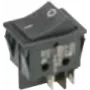 Bachmann 924.095 Interruttore elettrico interruttore a bilanciere 2P nero (924.095)