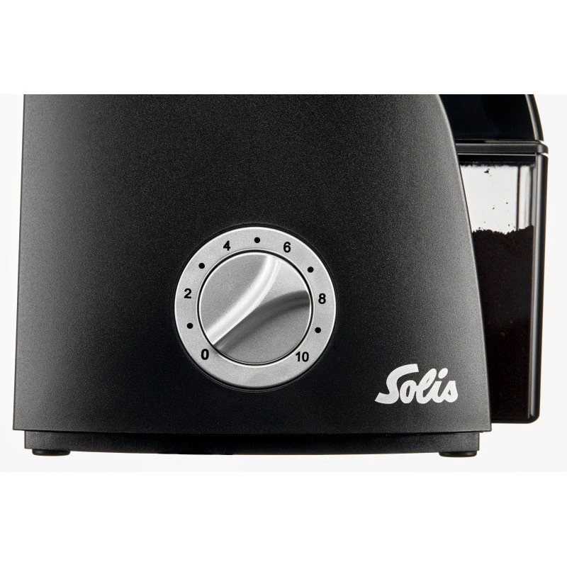 Macinacaffè Solis Scala Zero Static 135 W nero argento