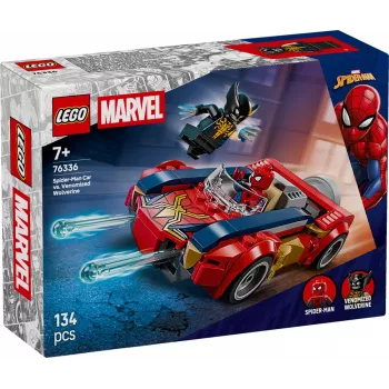 LEGO MARVEL 76336 Auto di Spider-Man vs. Wolverine venomizzato