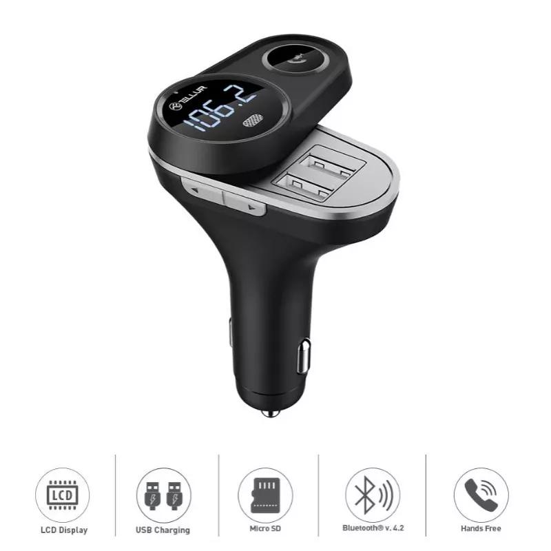 Trasmettitore FM Tellur FMT-B5, nero