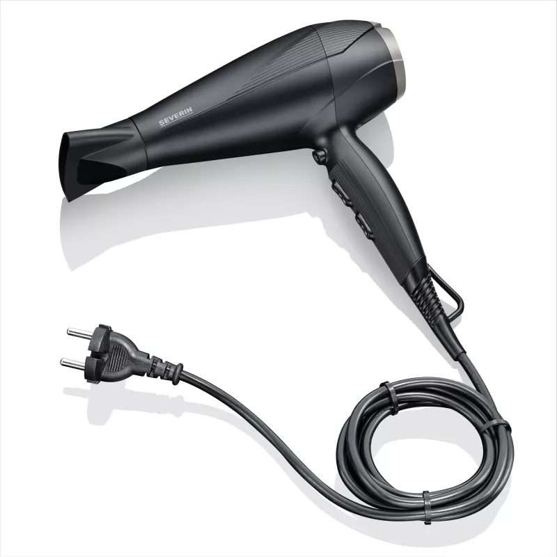 Severin HT 0167 asciugacapelli, 2300 W, nero/argento