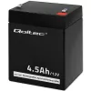 Qoltec 53033 batteria AGM 12 V 4,5 Ah, max 1,35 A, senza manutenzione
