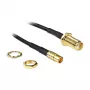 Cavo coassiale DeLOCK 88577 0,2m SMA MCX nero