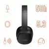 Cuffie Manta HDP1001BK Rytmo Elegance nero