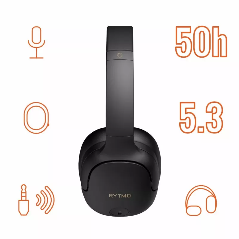 Cuffie Manta HDP1001BK Rytmo Elegance nero