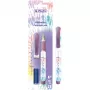 Penna stilografica Herlitz New Batik Freedom cartuccia viola bianco