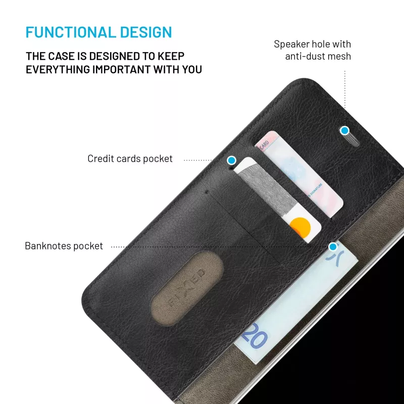 FIXED Opus per Samsung Galaxy S26+, nero | Cover posteriore fissa