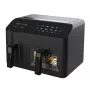 Friggitrice ad aria elettrica Maestro MR-760 – apparecchio da tavolo a doppia struttura, 3,5 L + 6 L, comando touch, 2000–2400 W, nero