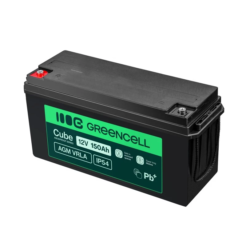 Batteria AGM Green Cell AGM12V150AH-J 12V 150Ah piombo-acido sigillata