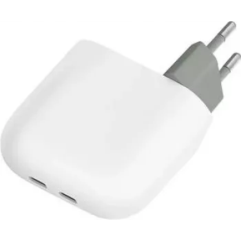 Google Flex 67W caricabatterie rapido dual USB-C bianco