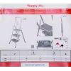 Scaletta pieghevole Krause Toppy XL argento