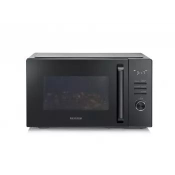 Microonde combinato SEVERIN MW 7798, da tavolo, 29 l, 900 W, nero, piatto rotante 315 mm