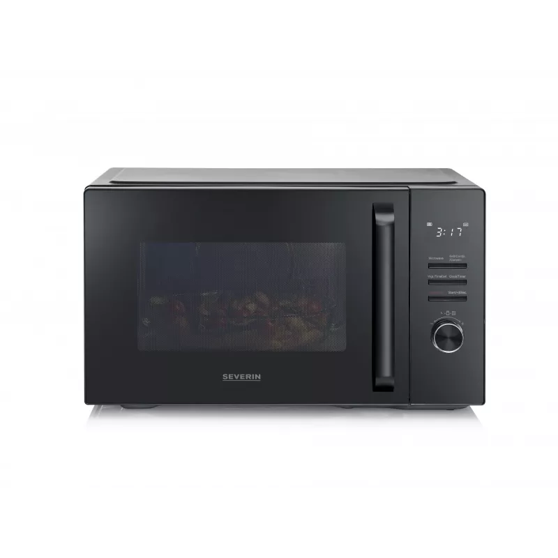 Microonde combinato SEVERIN MW 7798, da tavolo, 29 l, 900 W, nero, piatto rotante 315 mm