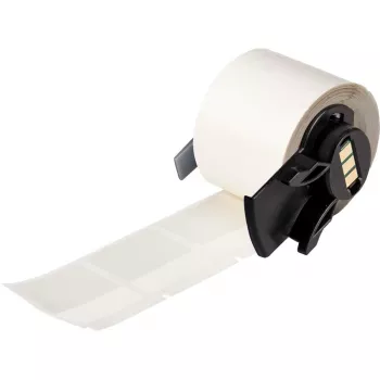 Brady, M6-32-427, vinile, autolaminante, bianco/trasparente, opaco, 38,10 x 12,70(38,10) mm, per diametro cavo da 4,00 - 8,10 mm, permanente (250 pz.) (174283)