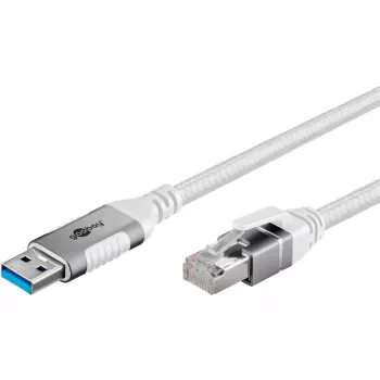 Goobay 74161 - Cavo adattatore di rete USB 3.0 Type-A Gigabit Ethernet 5 m - scheda di rete - 1.000 Mbit/s (74161)