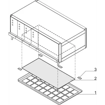 SCHROFF FILTRO MATTE 84HE (RICAMBIO) – Accessorio per rack (64571036)