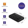 Qoltec 52274 docking station per SSD M.2 | NVMe | SATA | USB-C | DUAL 2 x 2TB