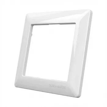 Cornice 1 elemento Busch-Jaeger Busch-balance SI bianco alpino modello 1721-914 (compatibile 1725-0-1555)