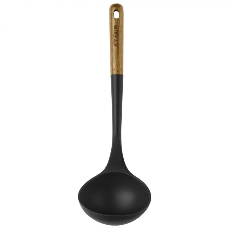 Cucchiaio per polvere - 31 cm, marrone-nero
