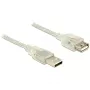 Cavo USB DeLOCK 83883 USB 2.0 2 m trasparente
