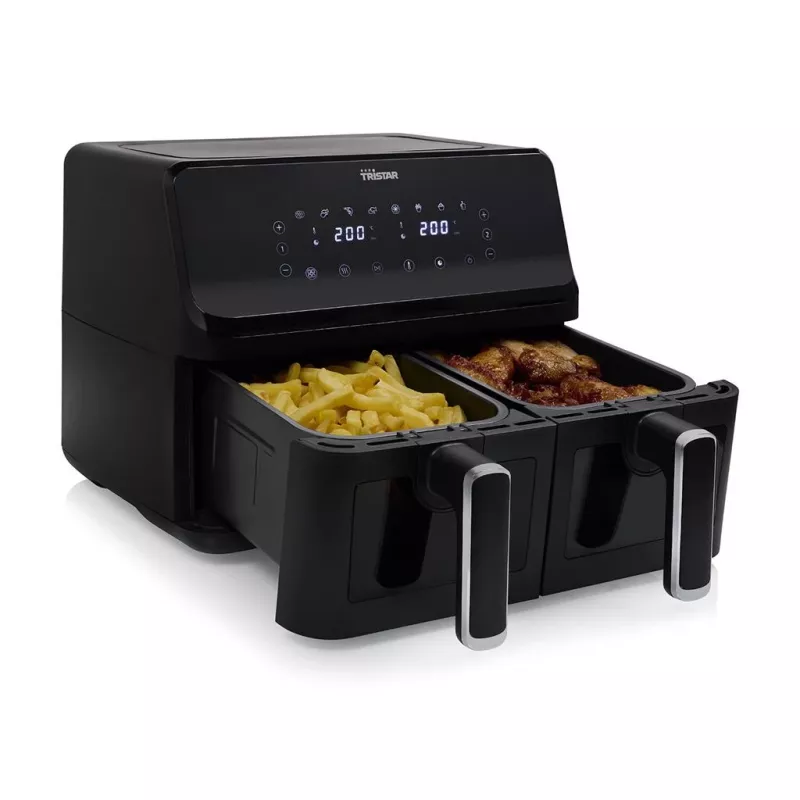 Friggitrice ad aria Tristar FR-9040 8 L 2700 W Double nera