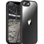 JT BERLIN Pankow Hybrid cover posteriore per Apple iPhone 16e / 17e, nera/trasparente