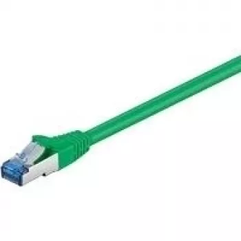 Cavo patch CAT 6a Wentronic Goobay, S/FTP (PiMF), verde, 7,5 m - LSZH senza alogeni, rame (93849)