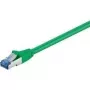 Cavo patch CAT 6a Wentronic Goobay, S/FTP (PiMF), verde, 7,5 m - LSZH senza alogeni, rame (93849)