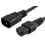 Cavo di alimentazione Microconnect PC1024 nero 1 m connettore femmina C13 connettore femmina C14