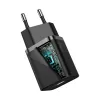 Caricabatterie rapido Baseus Super Si 1C 20W con cavo USB-C per Lightning 1m (nero)