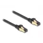 Cavo di rete DeLOCK RJ45 Cat.6A connettore a connettore S/FTP 0,3 m nero
