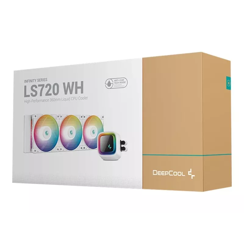 Dissipatore a liquido All-in-One DeepCool LS720 WH 12 cm 500–2250 rpm 32,9 dB