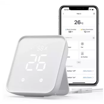 Smart Home Hub SwitchBot W3202100 — gateway Wi‑Fi e Bluetooth per dispositivi SwitchBot