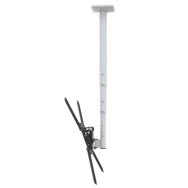 Barkan 3500 supporto da soffitto per TV, completamente orientabile, 13-65", 40 kg, bianco