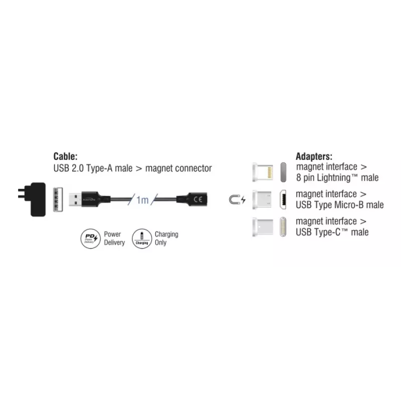 Cavo USB DeLOCK 88165 1 m USB A nero