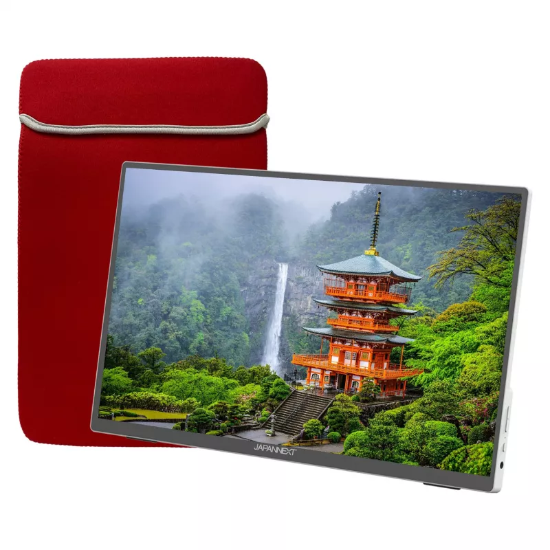 JAPANNEXT JN-MD-I156FHDR-T monitor per computer 39,6 cm (15,6 inch) 1920 x 1080 pixel Full HD LED touchscreen grigio