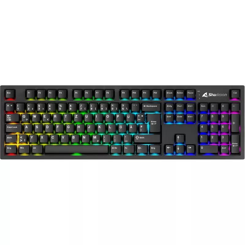 Sharkoon OfficePal KB70W Mech tastiera meccanica, Linear Silent, layout DE