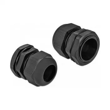 Pressacavo DeLOCK 60224 nero plastica 10 pz.