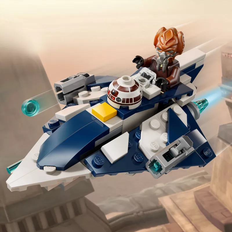 LEGO Microfighter Star Wars Starfighter Jedi di Plo Koon 75400 — 89 pezzi, 1 minifigura, età 6+