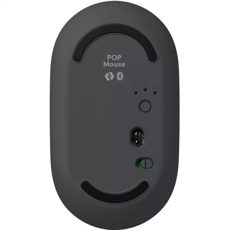 Logitech POP ICON COMBO Swiss, grafite/verde, Bluetooth, Swiss, 920-013275