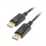 Lanberg cavo DisplayPort 19 Pin V1.2 4K, 1M | CA-DPDP-10CC-0010-BK | DisplayPort to DisplayPort